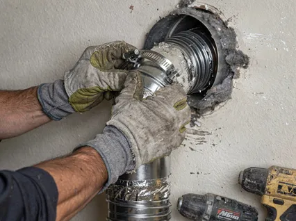 Dryer Vent Hose Installation in Enfield