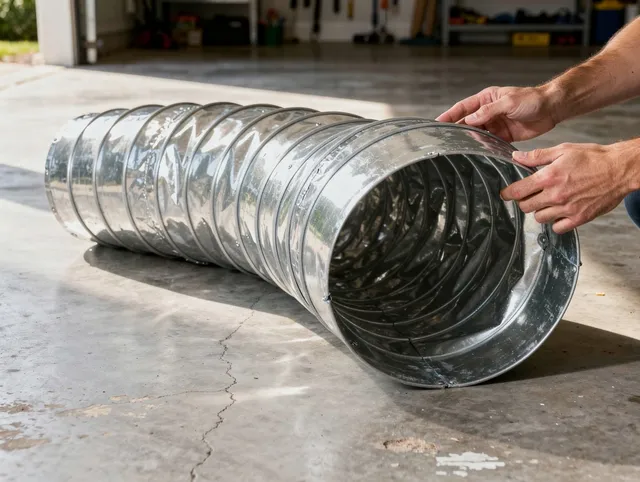 Enfield Dryer Vent Cleaning specialist using advanced equipment for thorough duct cleaning in Enfield